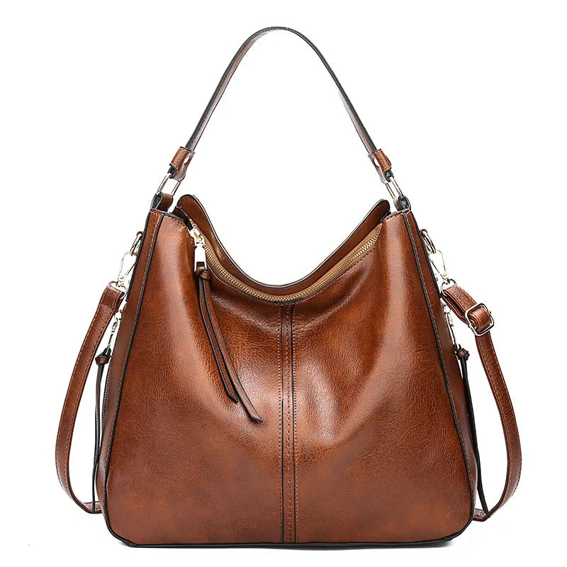 Davy | Women's Hobo Shoulder Bag with Zipper Accent