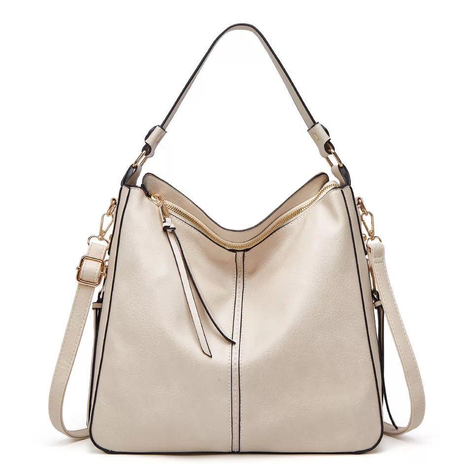 Davy | Women's Hobo Shoulder Bag with Zipper Accent