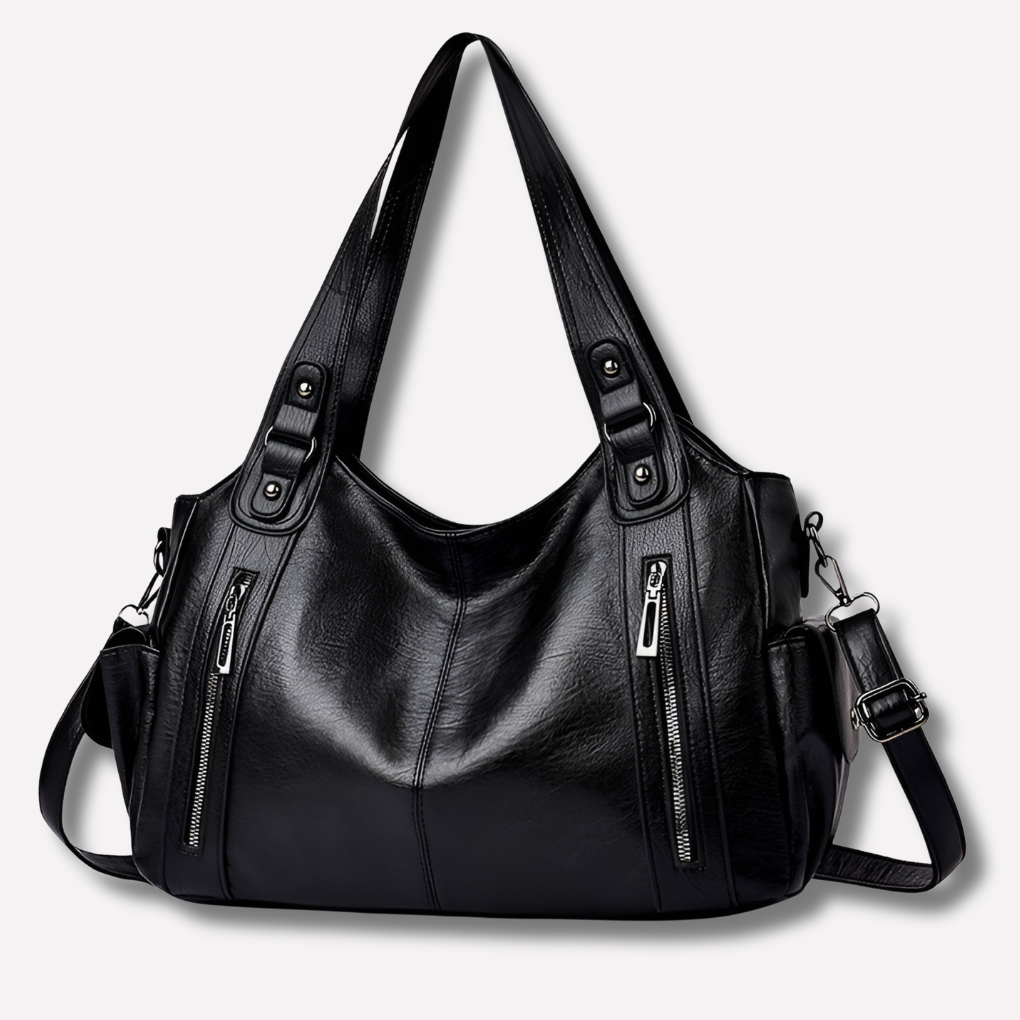Davy | Women's Hobo Shoulder Bag with Zipper Pockets