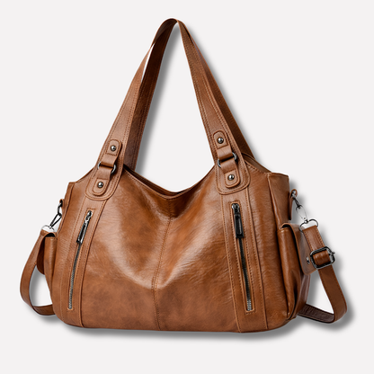 Davy | Women's Hobo Shoulder Bag with Zipper Pockets