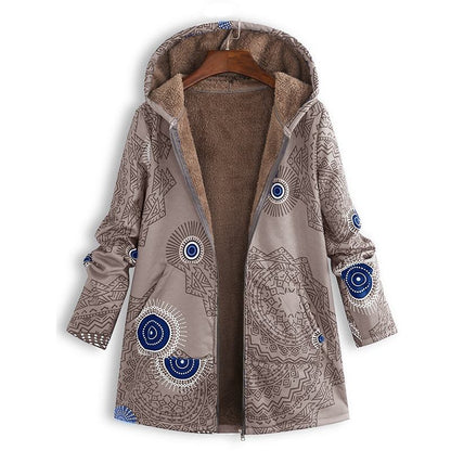 Women's Cozy Fleece Lined Hooded Coat