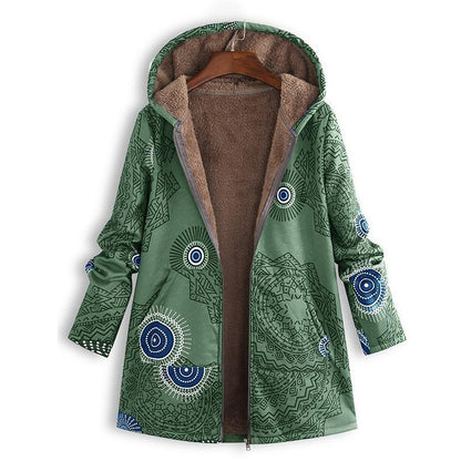 Women's Cozy Fleece Lined Hooded Coat