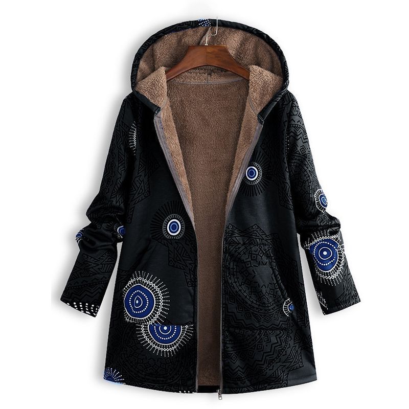 Women's Cozy Fleece Lined Hooded Coat