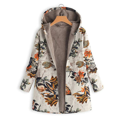 Women's Cozy Fleece Lined Hooded Coat