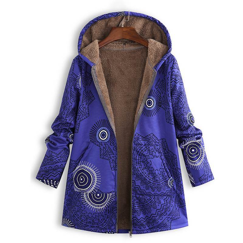 Women's Cozy Fleece Lined Hooded Coat