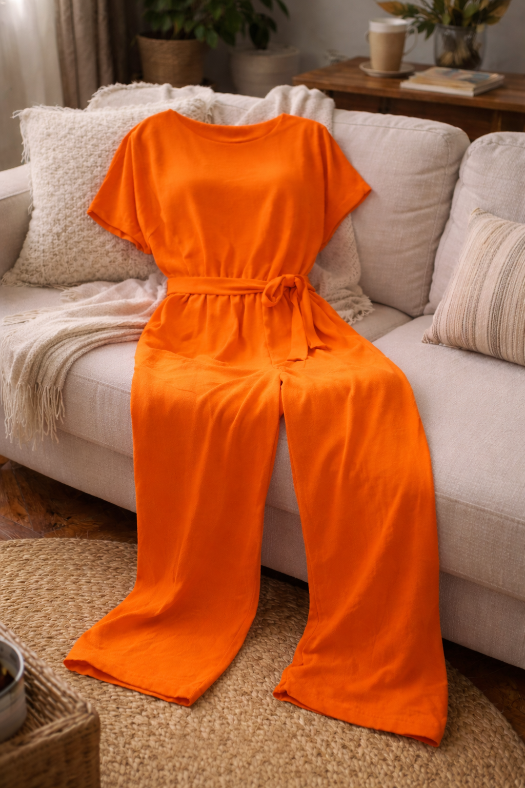 Women's Effortless Wide-Leg Jumpsuit
