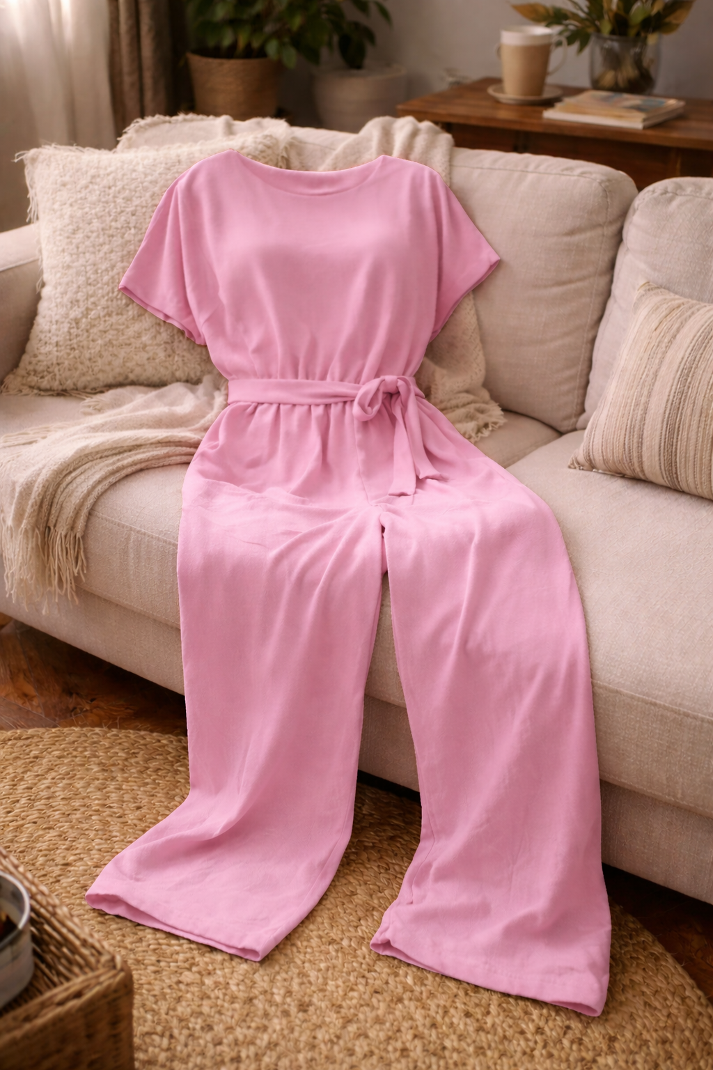 Women's Effortless Wide-Leg Jumpsuit