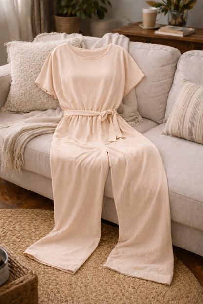 Women's Effortless Wide-Leg Jumpsuit