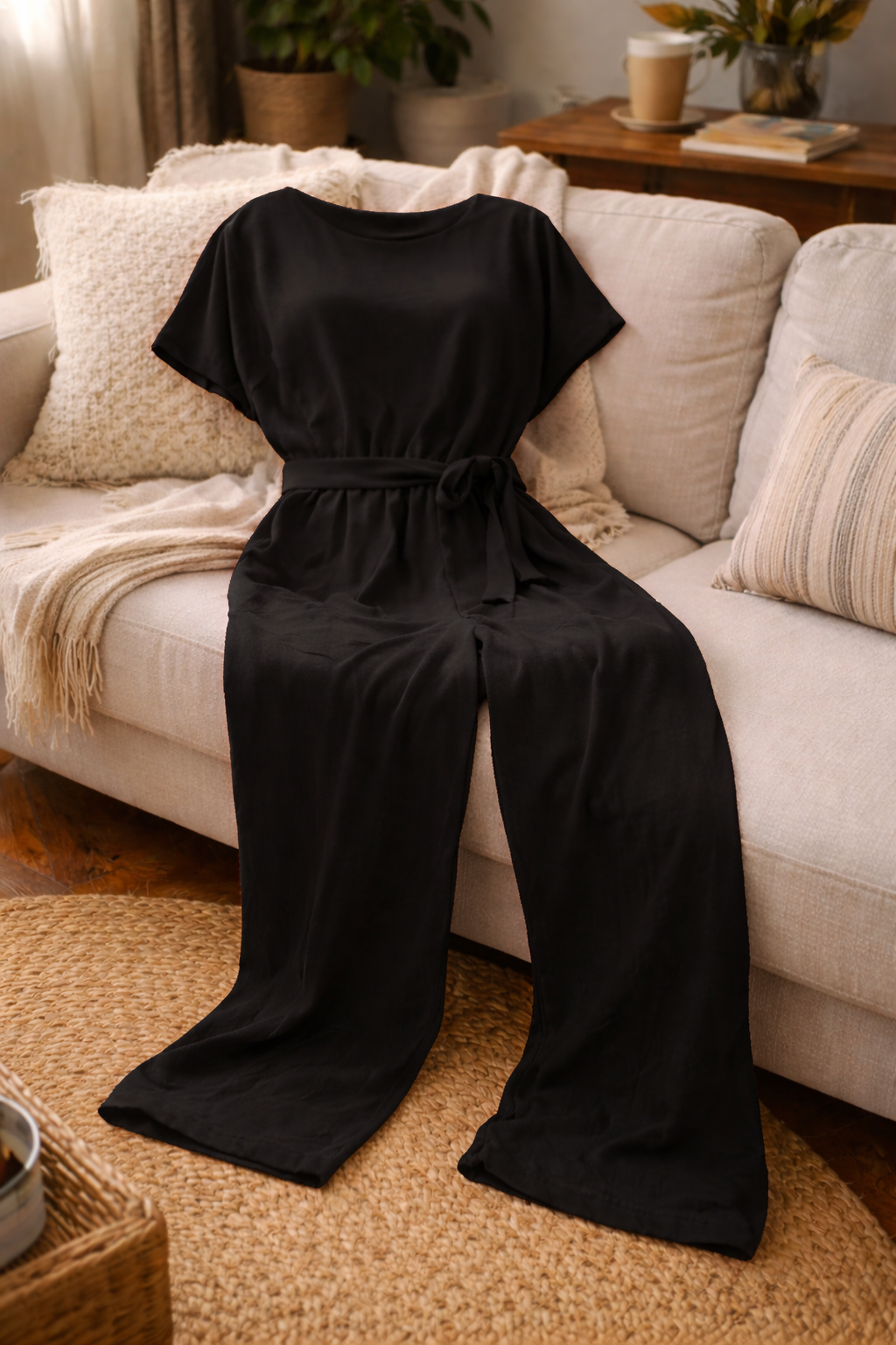 Women's Effortless Wide-Leg Jumpsuit