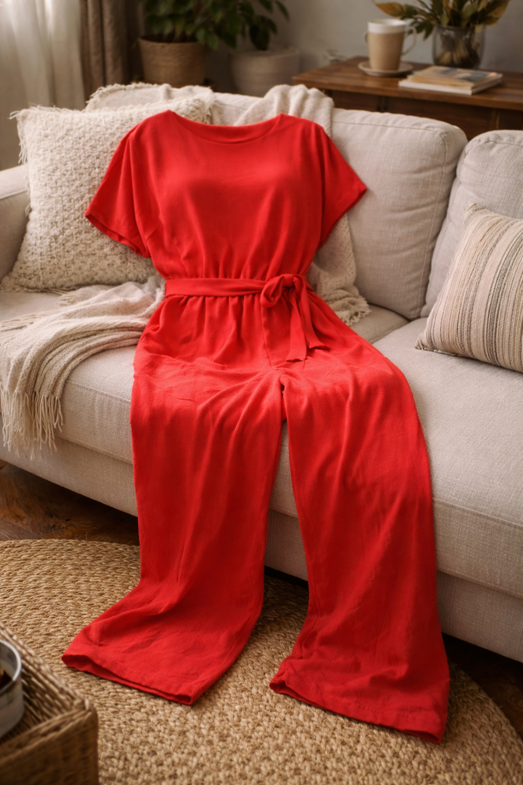 Women's Effortless Wide-Leg Jumpsuit