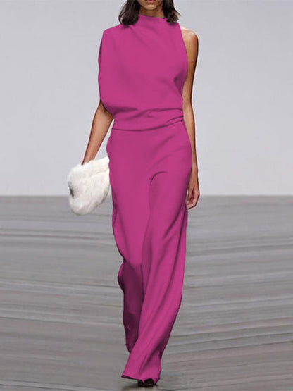 Effortless Chic Sleeveless Wide-Leg Jumpsuit