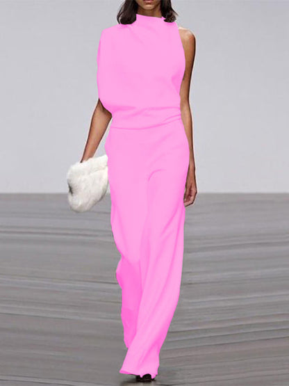 Effortless Chic Sleeveless Wide-Leg Jumpsuit