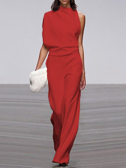 Effortless Chic Sleeveless Wide-Leg Jumpsuit