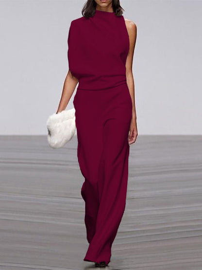 Effortless Chic Sleeveless Wide-Leg Jumpsuit