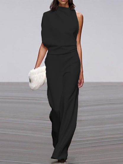 Effortless Chic Sleeveless Wide-Leg Jumpsuit