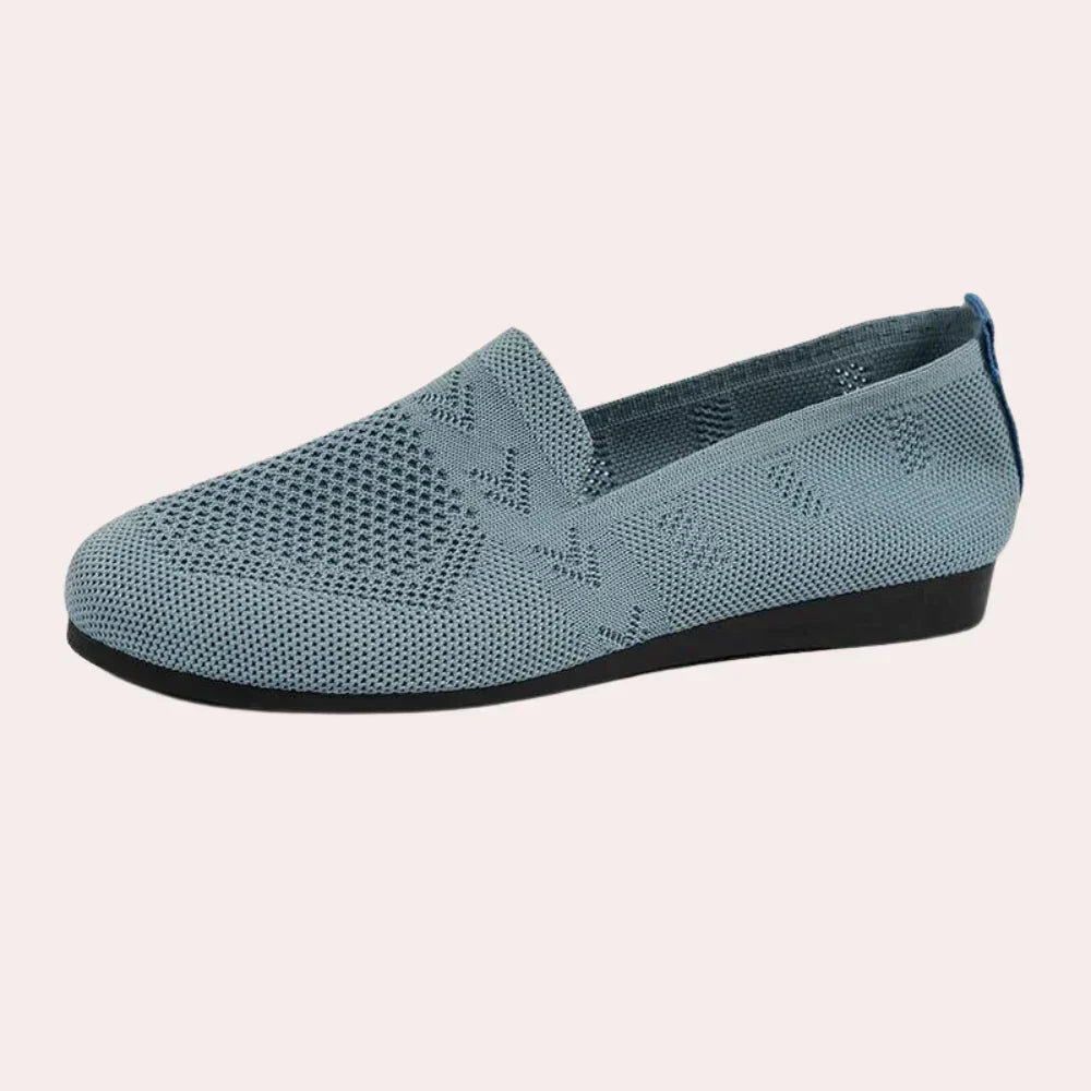 Airy Knit Slip-On Loafers for All-Day Wear