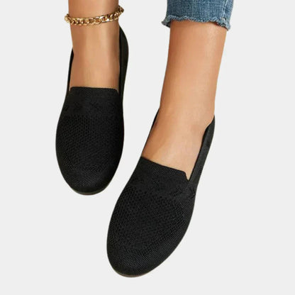 Airy Knit Slip-On Loafers for All-Day Wear