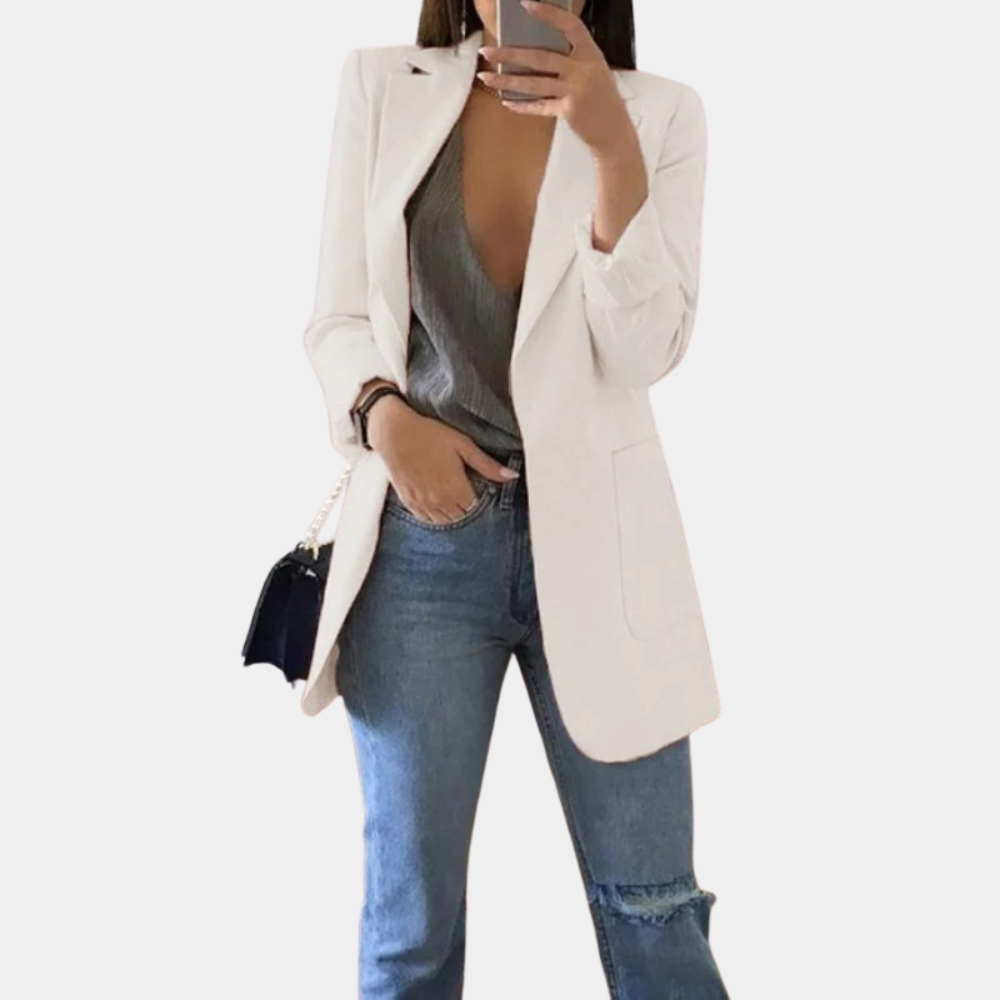 Women's Lightweight Casual Blazer - Versatile Layering