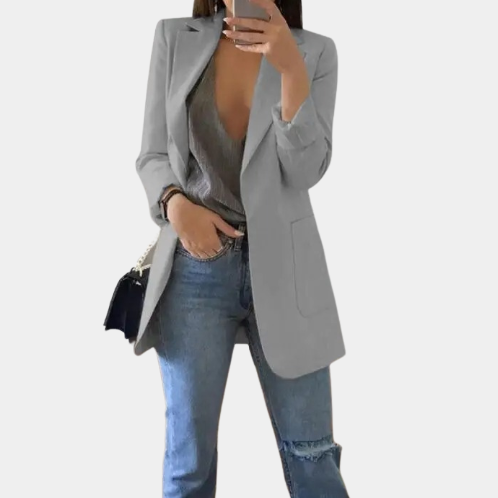 Women's Lightweight Casual Blazer - Versatile Layering