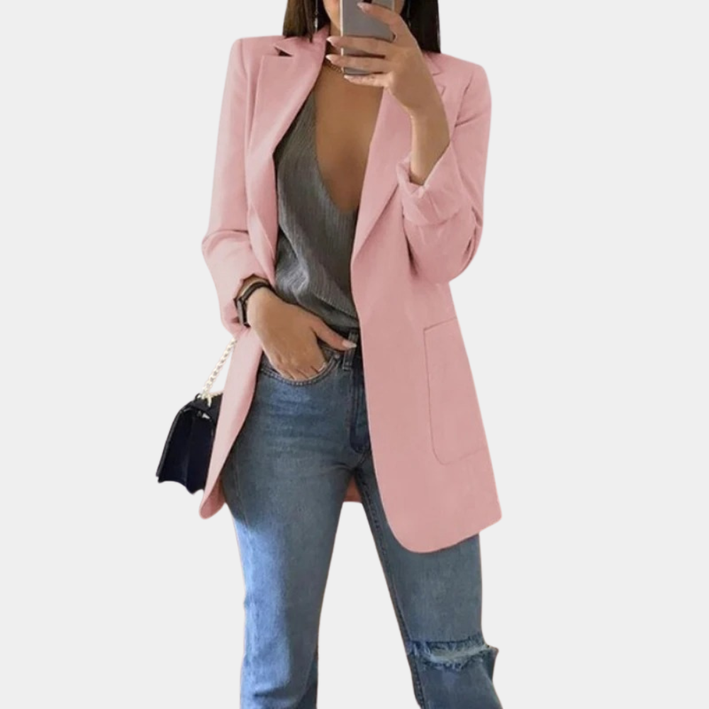 Women's Lightweight Casual Blazer - Versatile Layering
