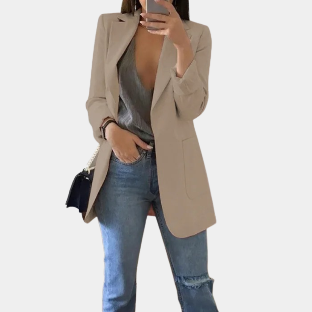 Women's Lightweight Casual Blazer - Versatile Layering