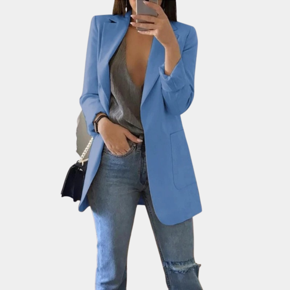 Women's Lightweight Casual Blazer - Versatile Layering