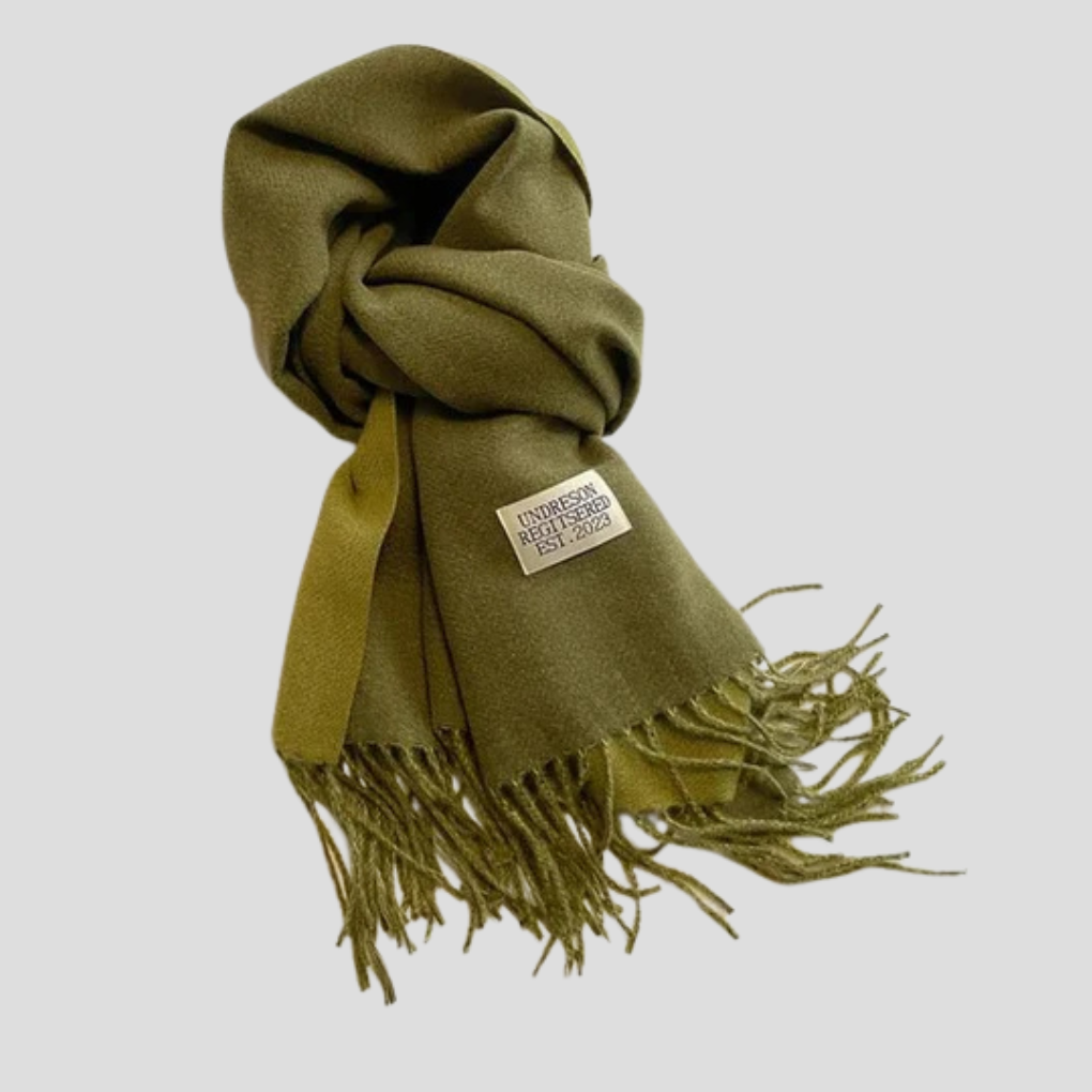 Davy | Women's Long Wool Blend Scarf with Fringe