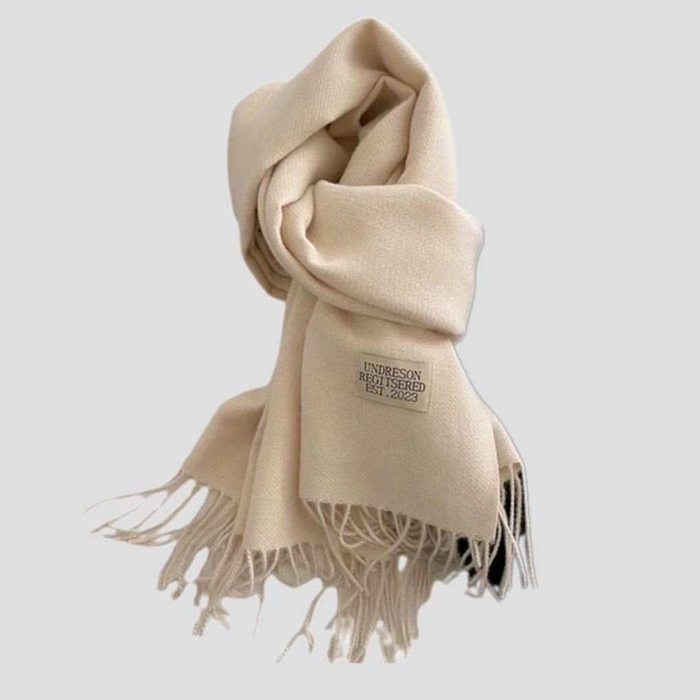 Davy | Women's Long Wool Blend Scarf with Fringe