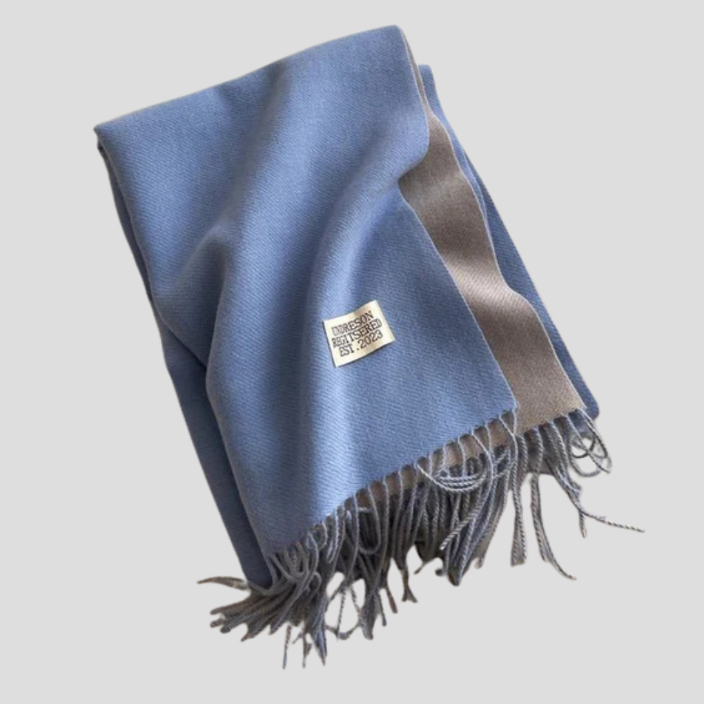 Davy | Women's Long Wool Blend Scarf with Fringe
