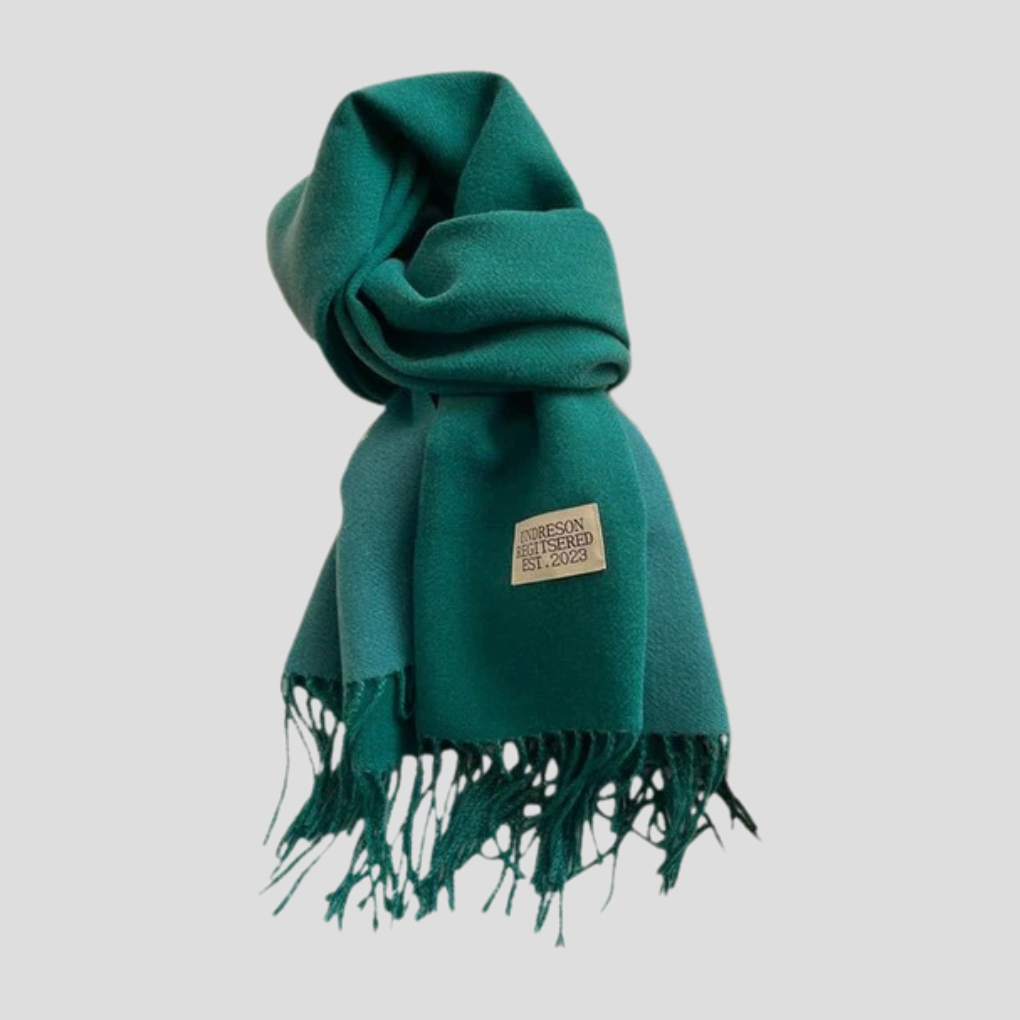 Davy | Women's Long Wool Blend Scarf with Fringe