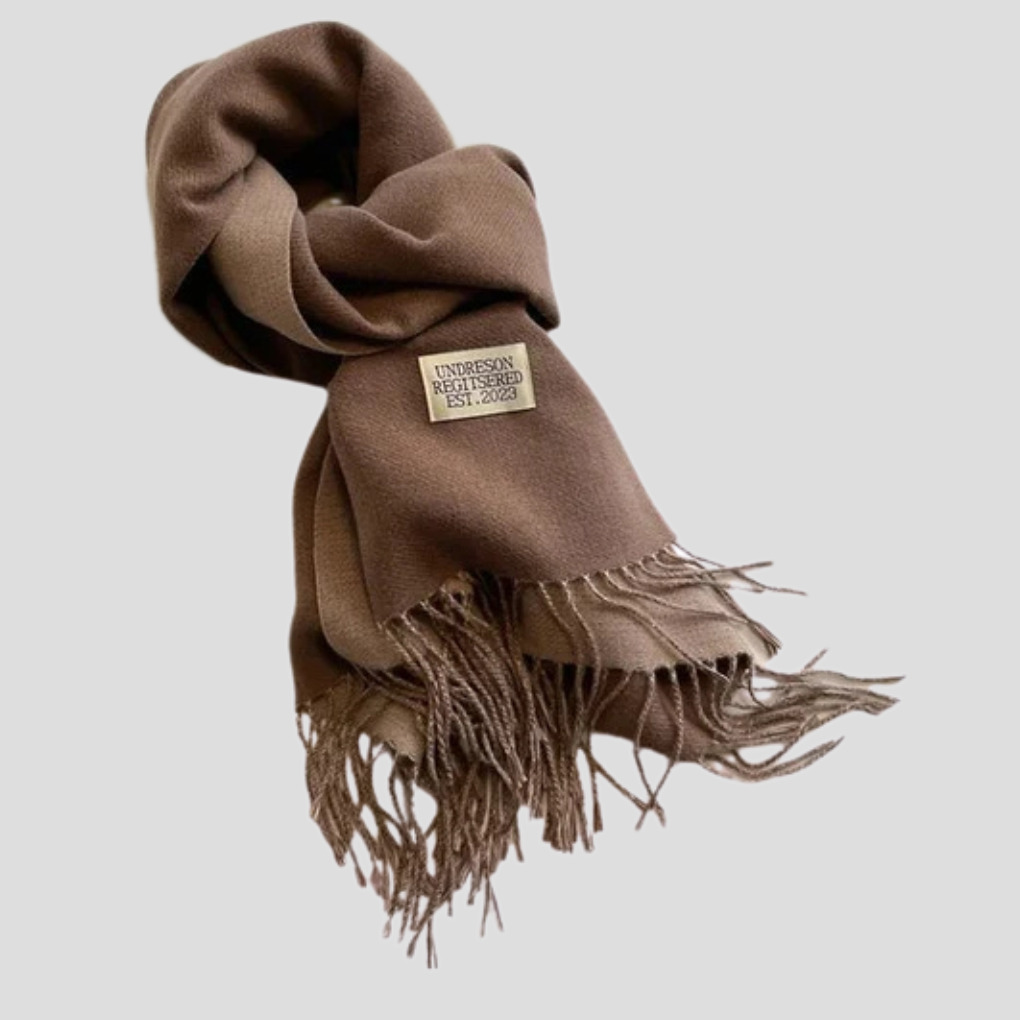 Davy | Women's Long Wool Blend Scarf with Fringe