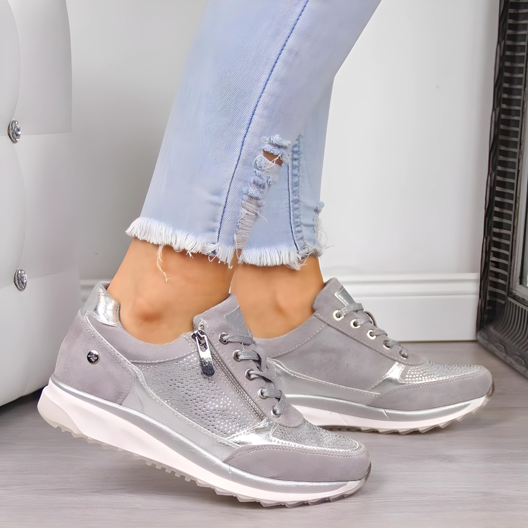 Women's Comfortable Orthopedic Zipper Sneakers