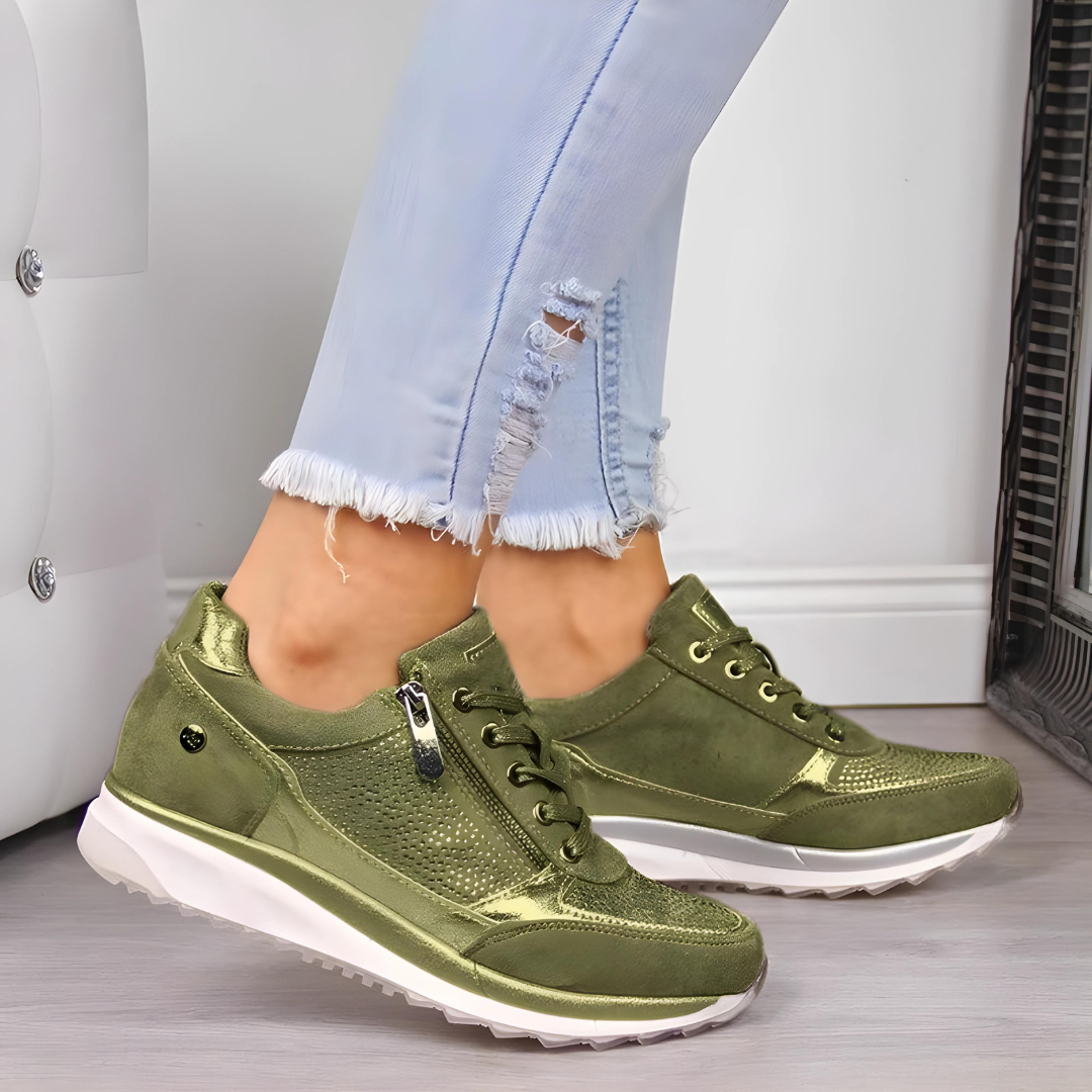 Women's Comfortable Orthopedic Zipper Sneakers
