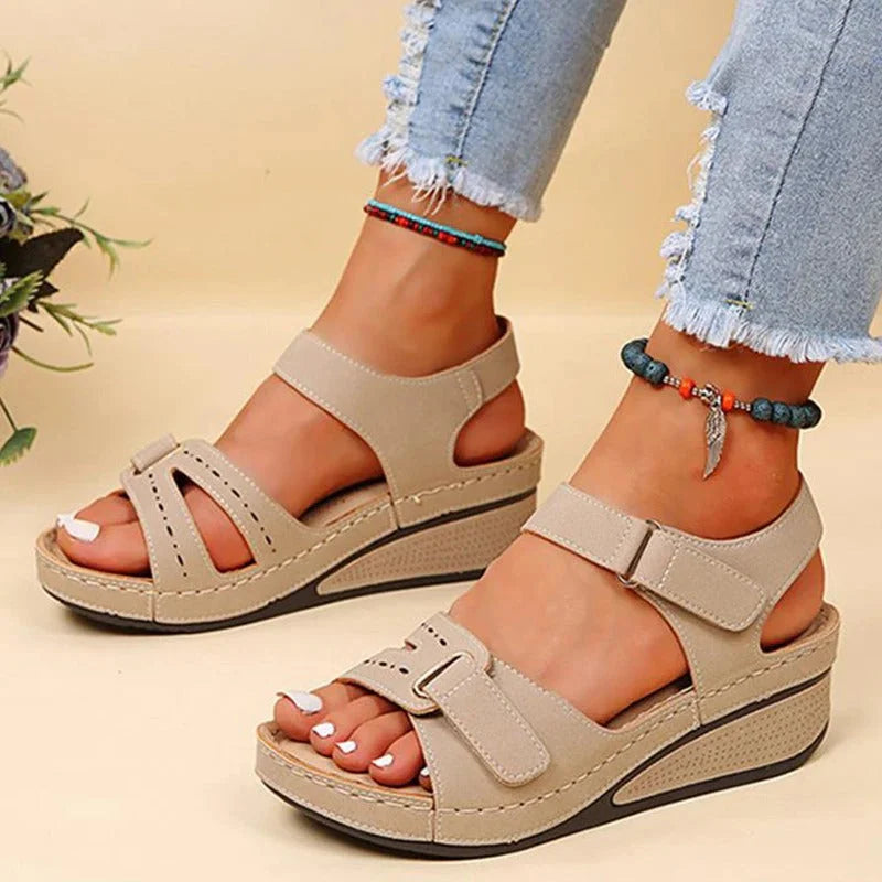 Supportive Orthopedic Wedge Sandals for All-Day Wear