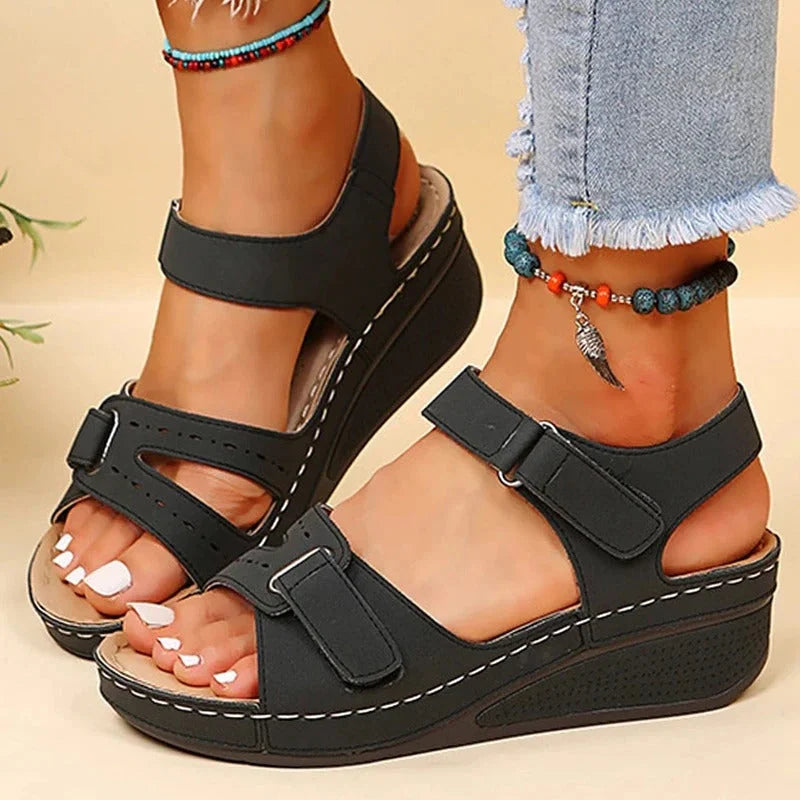 Supportive Orthopedic Wedge Sandals for All-Day Wear