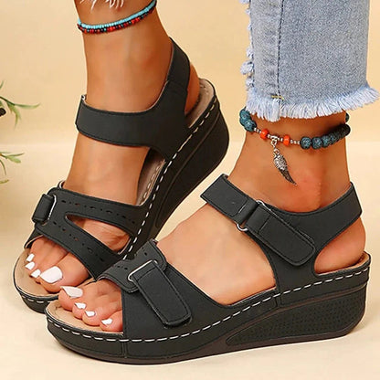 Supportive Orthopedic Wedge Sandals for All-Day Wear