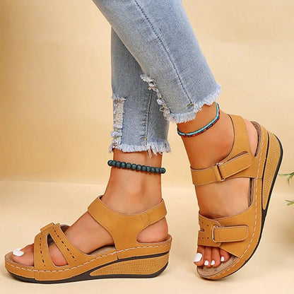 Supportive Orthopedic Wedge Sandals for All-Day Wear