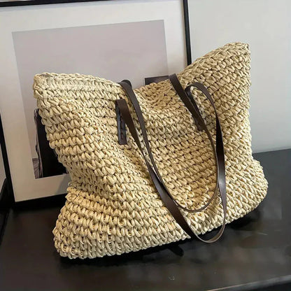 Davy | Women's Oversized Woven Tote Bag