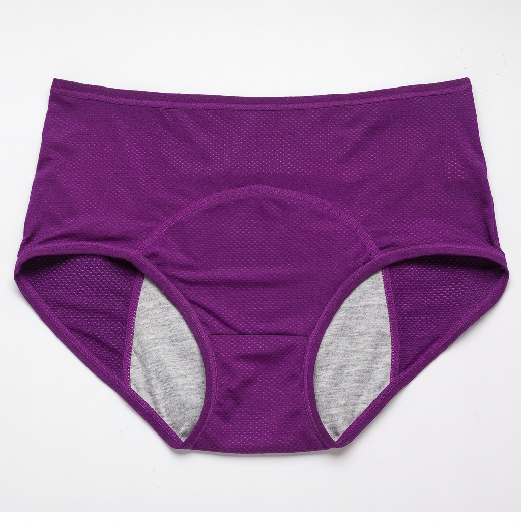 Comfortable High-Waist Period Underwear