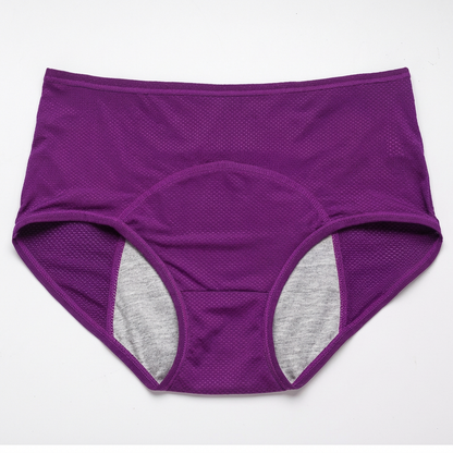 Comfortable High-Waist Period Underwear