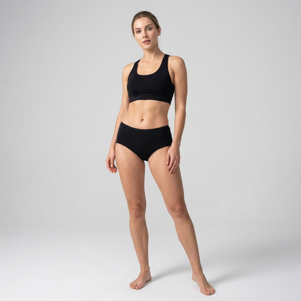 Comfortable High-Waist Period Underwear