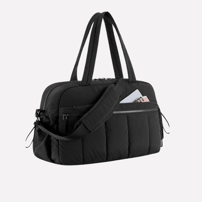 Davy | Women's Quilted Duffel Bag for Gym & Travel