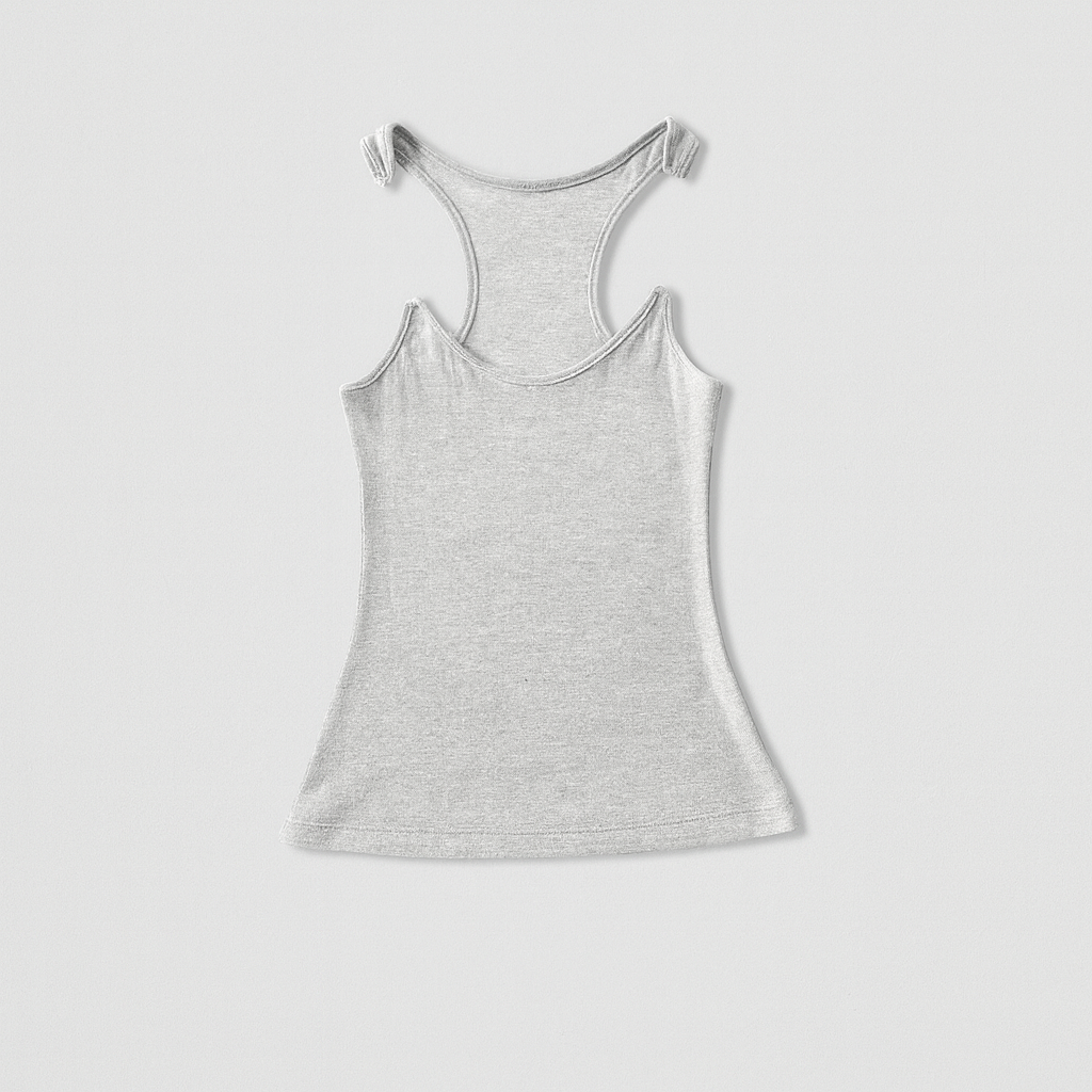 Women's Racerback Tank Top with Ribbed Texture