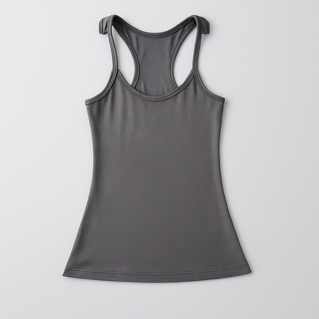 Women's Racerback Tank Top with Ribbed Texture