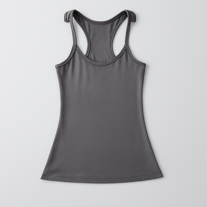 Women's Racerback Tank Top with Ribbed Texture