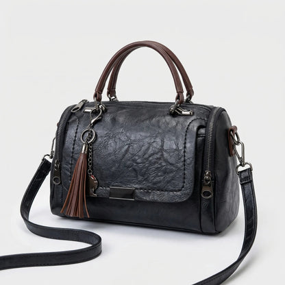 Davy | Women's Satchel Bag with Tassel Charm