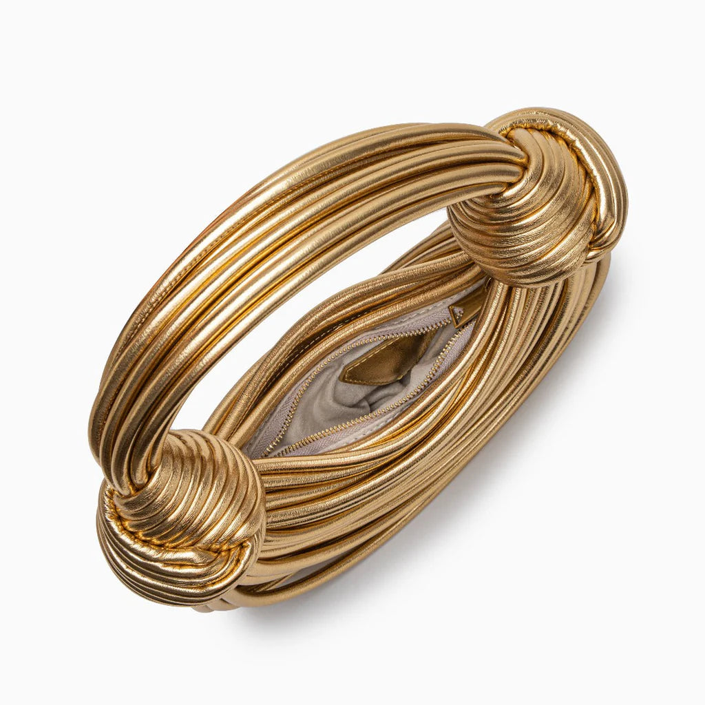 Davy | Women's Sculptural Woven Handbag with Twisted Detail