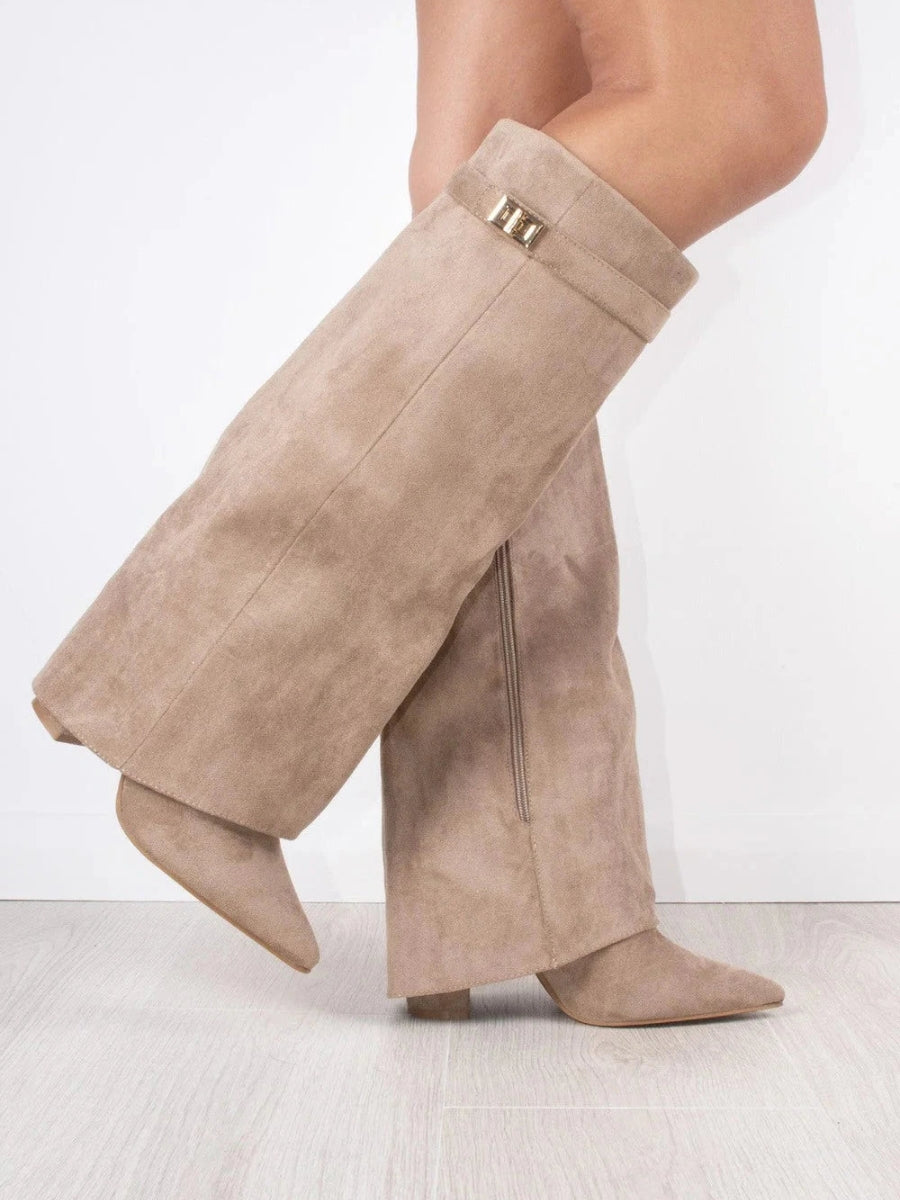 Davy | Leather Shoes with Gold Accents for Women | Daily Wear