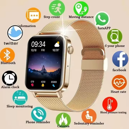 Davy | Women's Smartwatch with Mesh Band