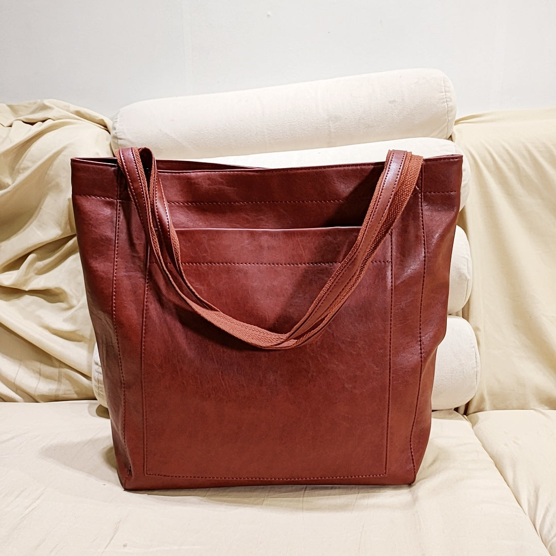 Davy | Women's Structured Tote Bag with Top Handles